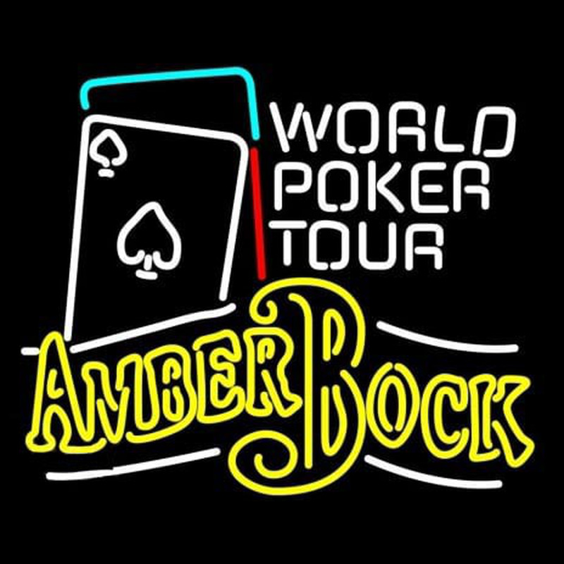 Michelob Amber Bock World Poker Tour Neonreclame