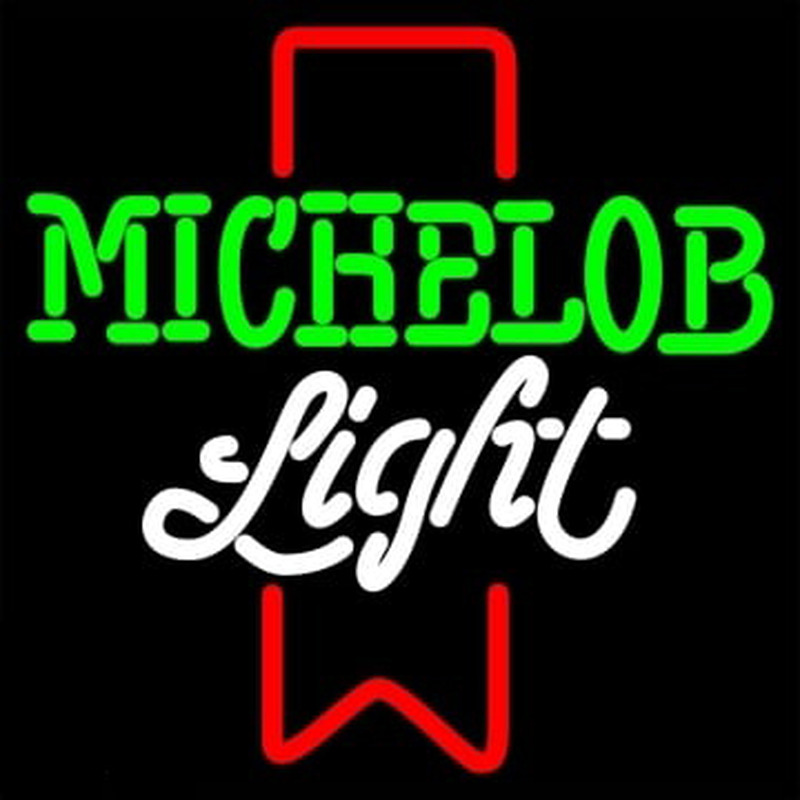 Michelob Light Red Ribbon Neonreclame