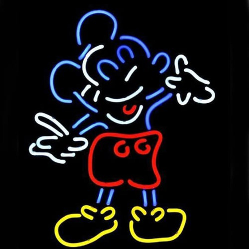 Mickey Mouse & Minnie Logo Pub Display Bier Bar Neonreclame Cadeau Snelle verzending