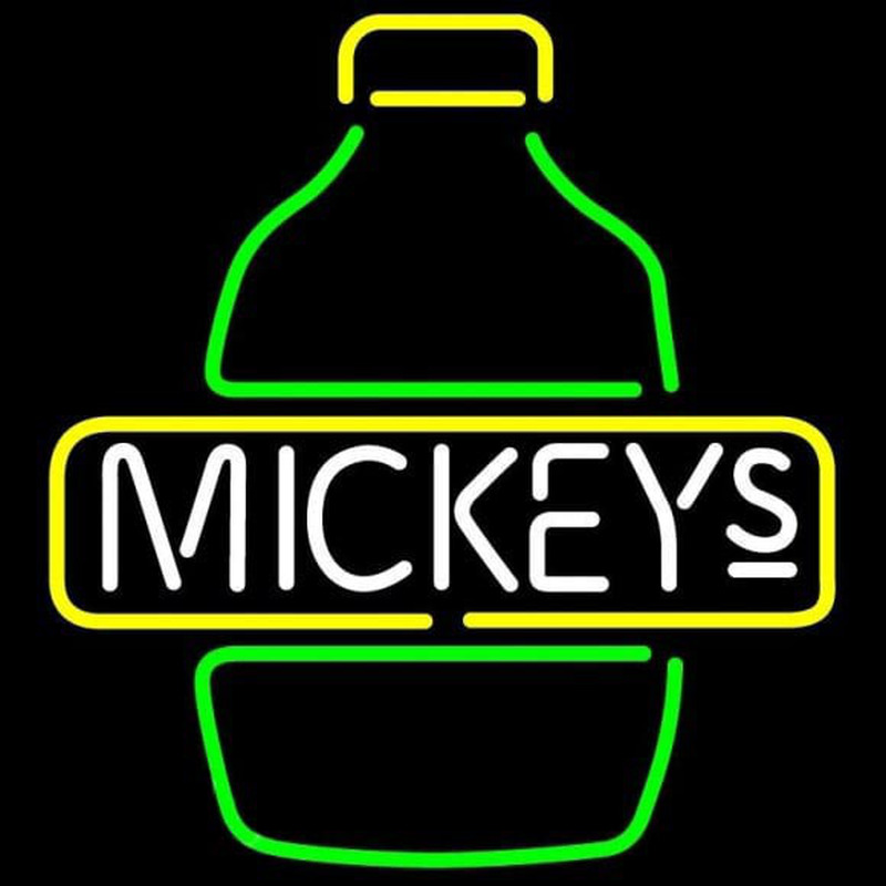 Mickeys Bottle Neonreclame