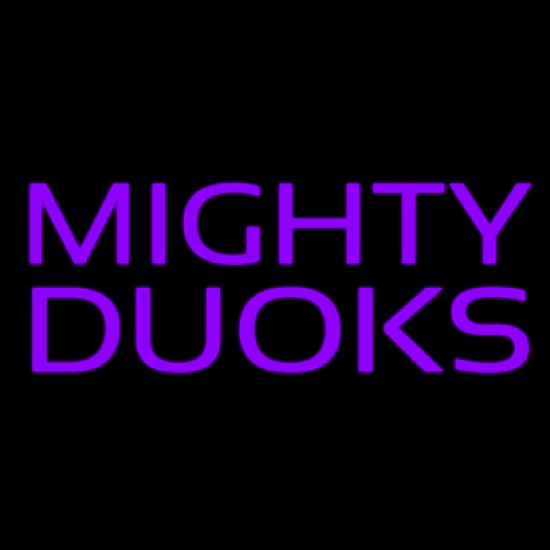 Mighty Duoks Neonreclame