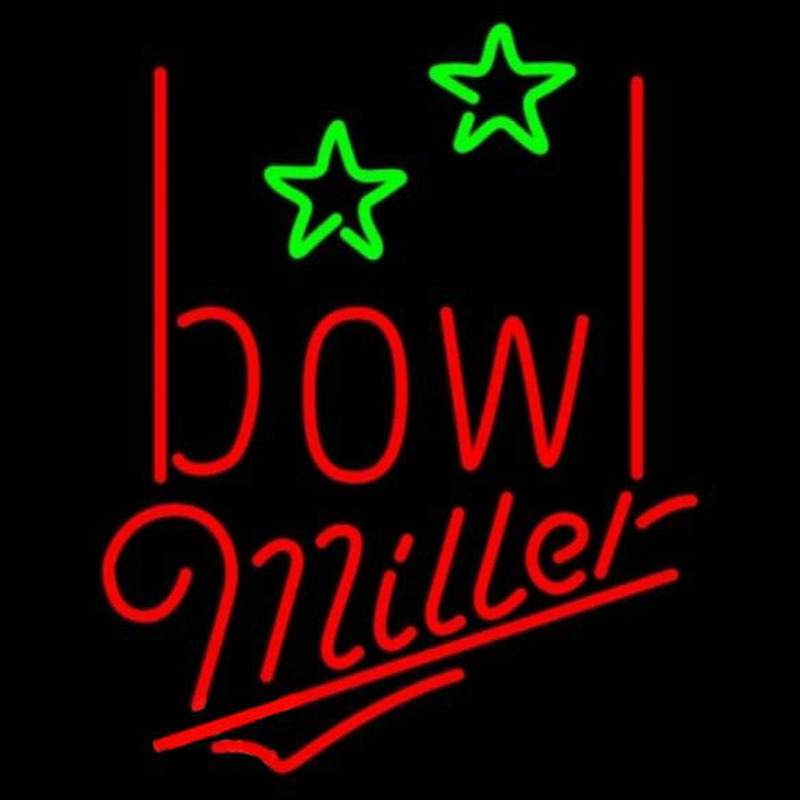 Miller Bowling Alley Beer Sign Neonreclame