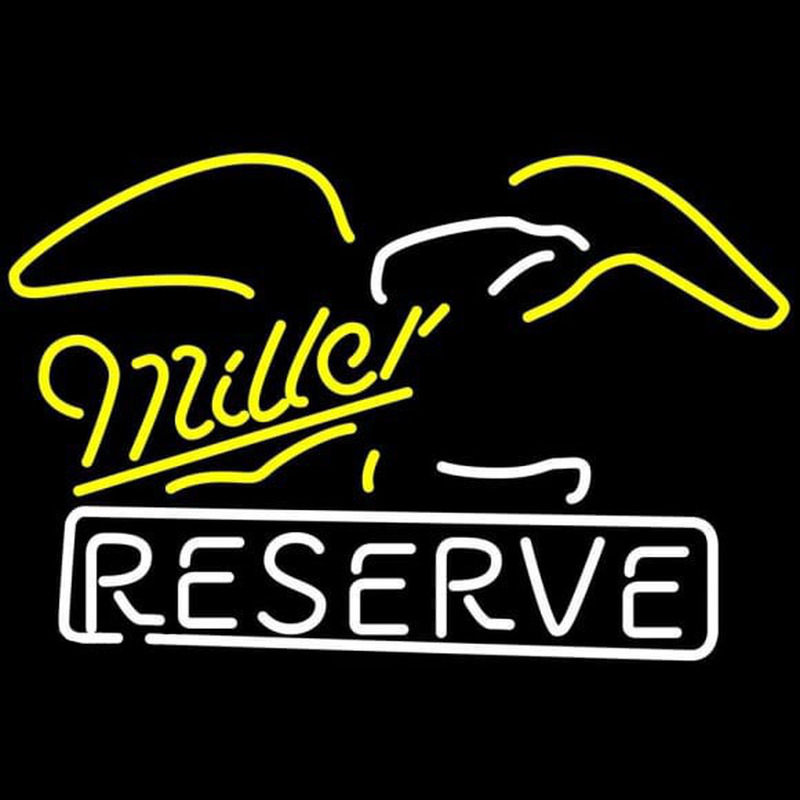 Miller Eagle Reserve Beer Sign Neonreclame