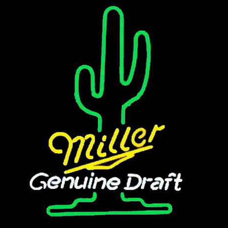 Miller Genuine Draft Bier Bar Open Neonreclame