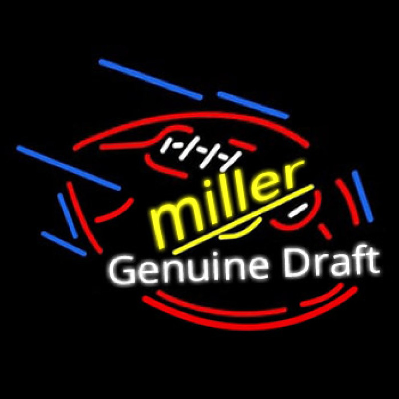 Miller Genuine Draft Foot Ball Neonreclame