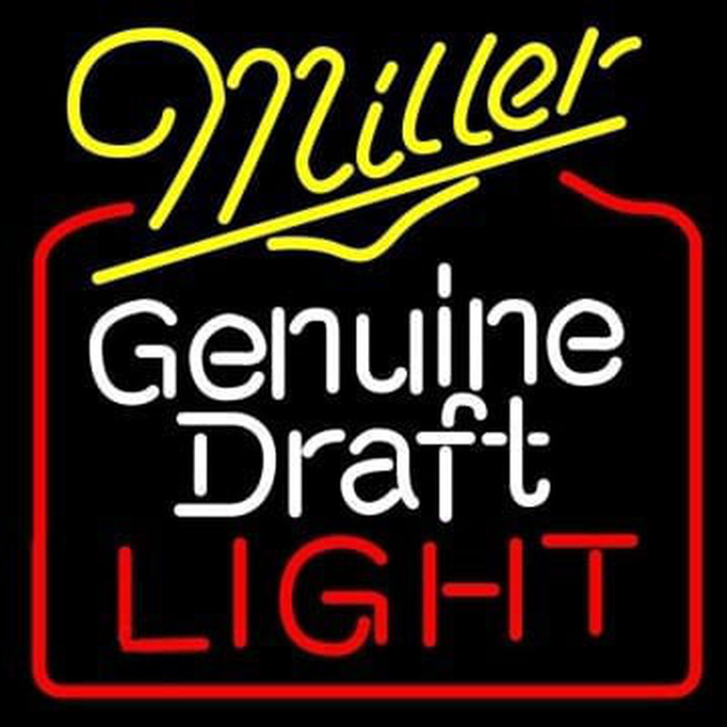 Miller Genuine Draft Golden Gate Bridge Wide Neonreclame