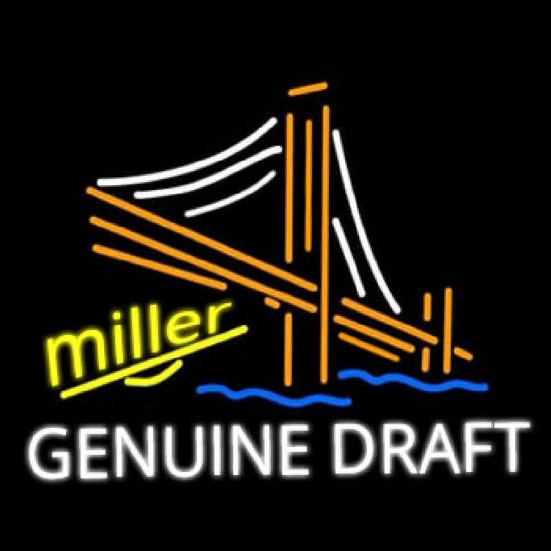 Miller Golden Gate Bridge Neonreclame