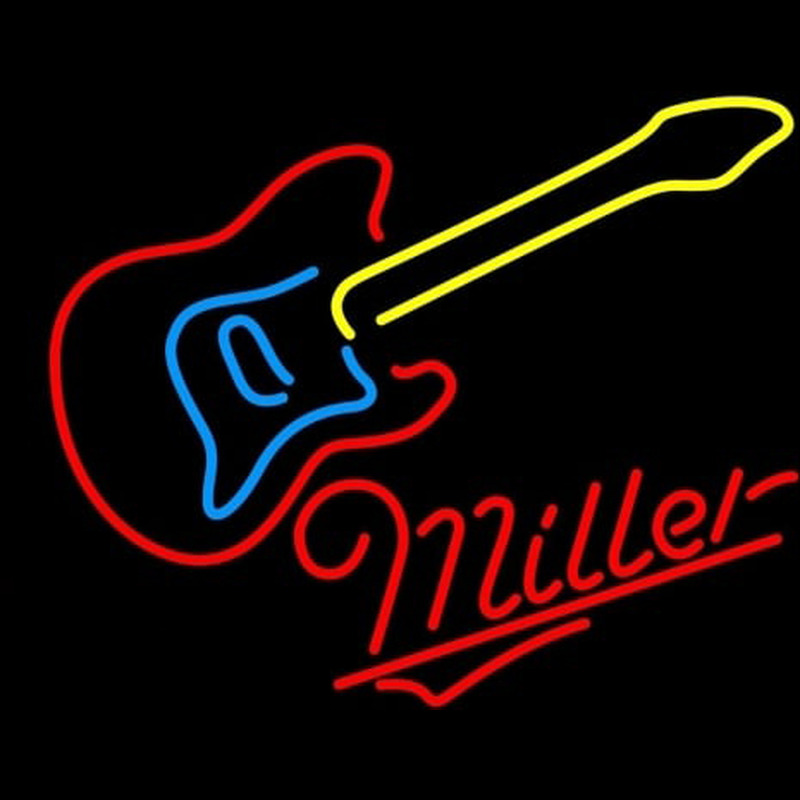 Miller Guitar Neonreclame