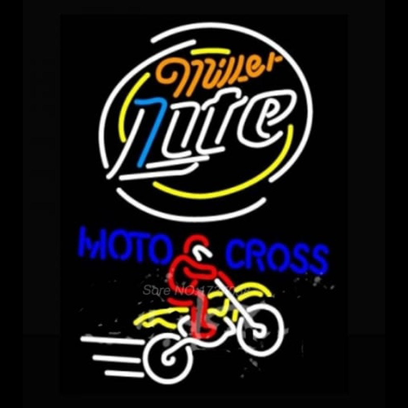 Miller Light Motocross Neonreclame