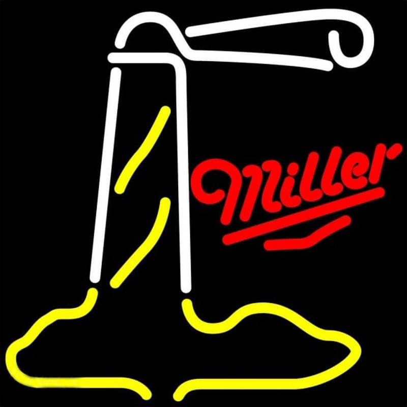 Miller Lighthouse Beer Sign Neonreclame