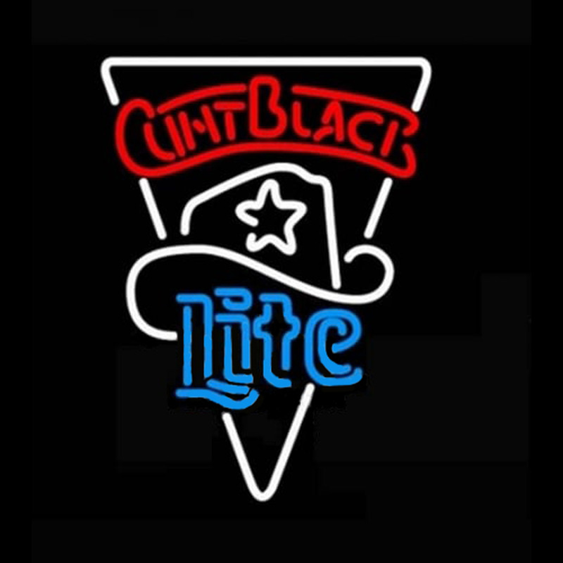 Miller Lite Clint Black Star Neonreclame