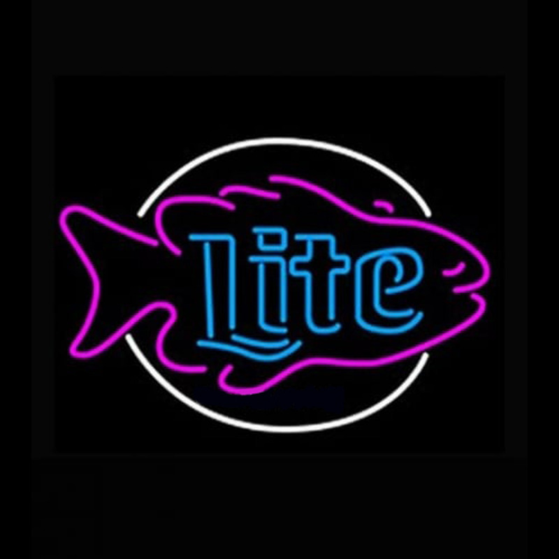 Miller Lite Fish Neonreclame