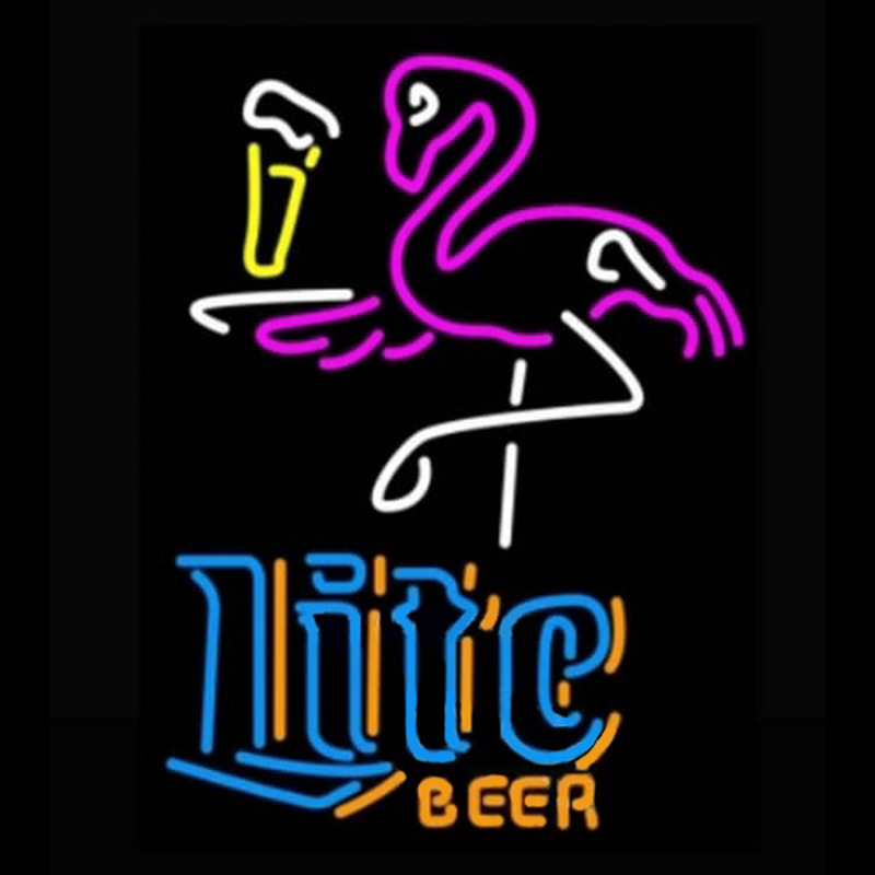 Miller Lite Flamingo Neonreclame