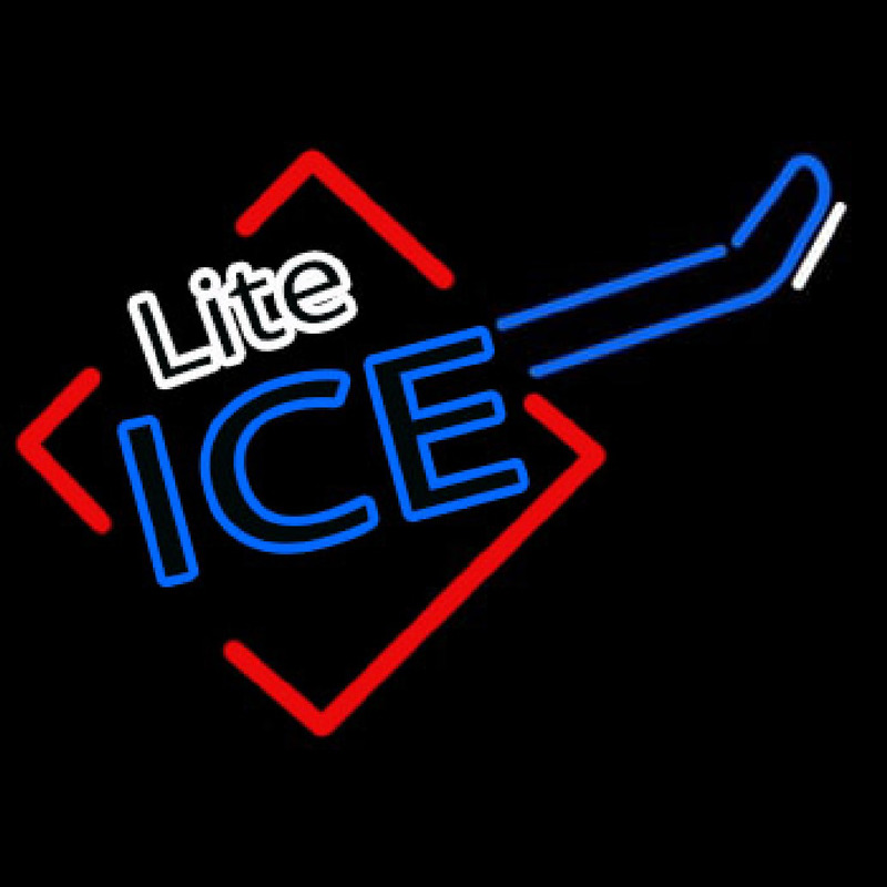 Miller Lite Ice Cube Guitar Neonreclame