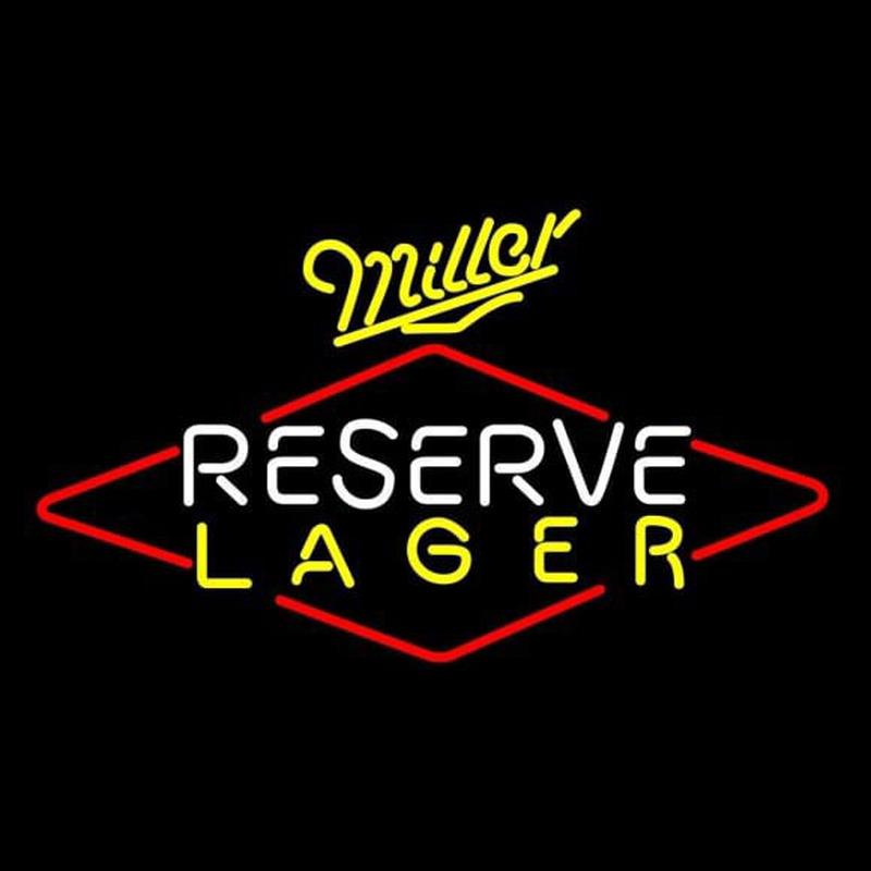 Miller Reserve Lager Beer Sign Neonreclame