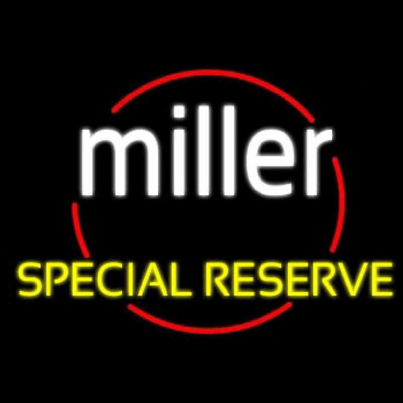 Miller Special Reserve Beer Neonreclame