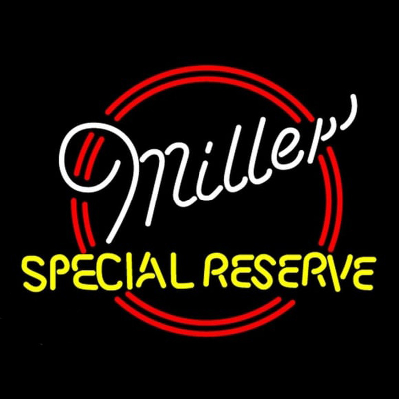 Miller Special Reserve Beer Sign Neonreclame