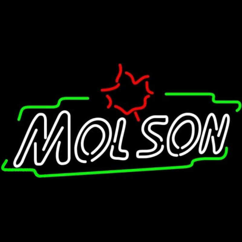 Molson Double Stroke Maple Neonreclame