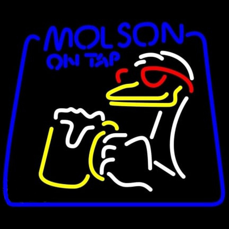 Molson On Tap Duck Neonreclame