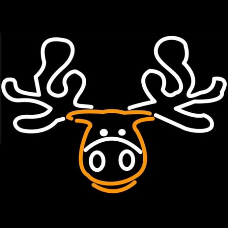 Moose Head Logo Neonreclame