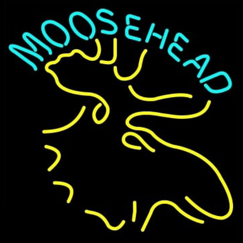 Moose Head Logo Neonreclame