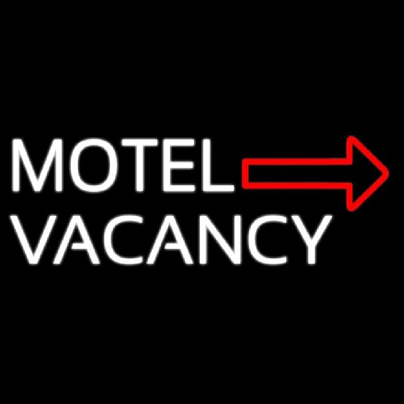 Motel With Arrow Neonreclame