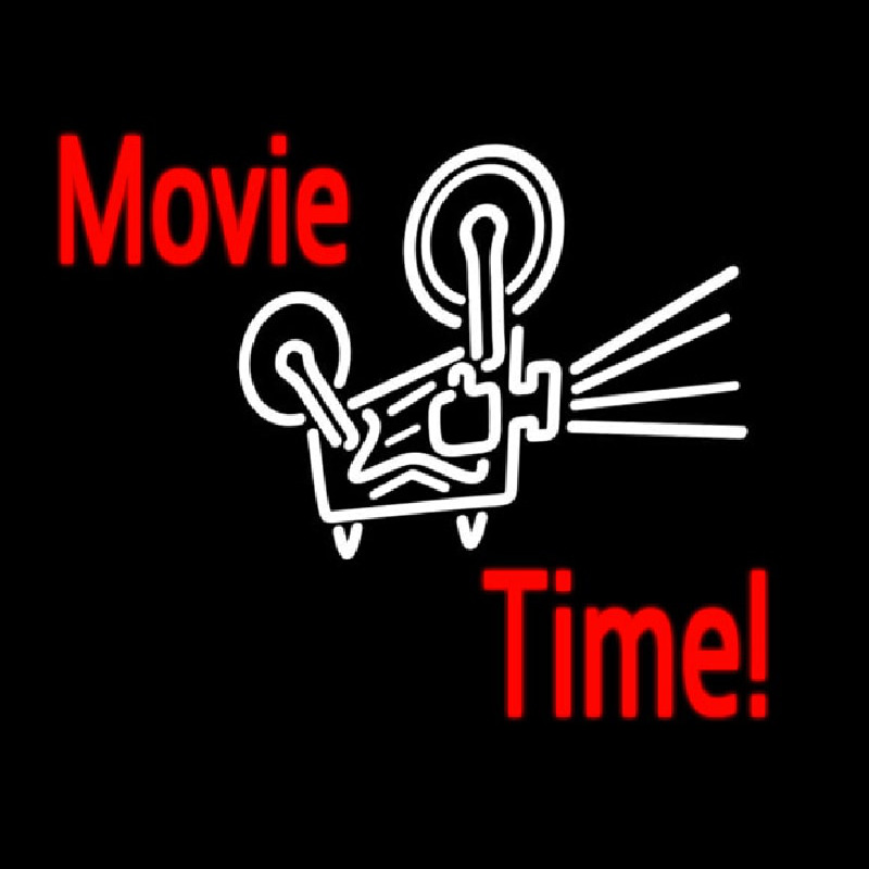 Movie Time With Logo Neonreclame