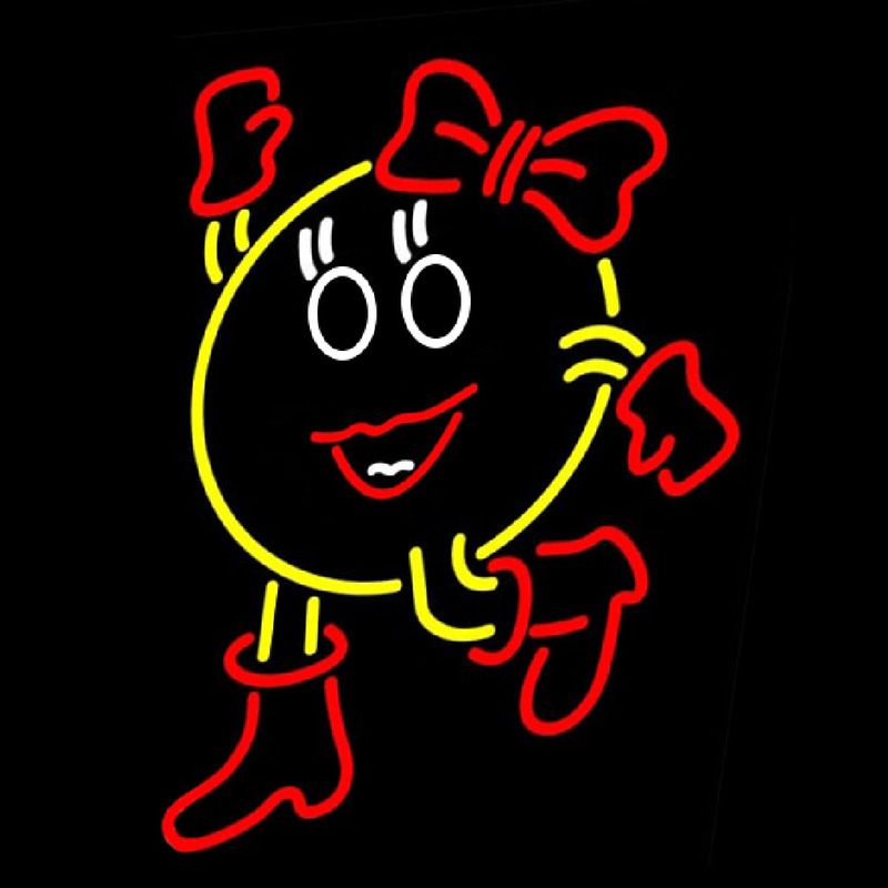 Ms Pac Man Neonreclame