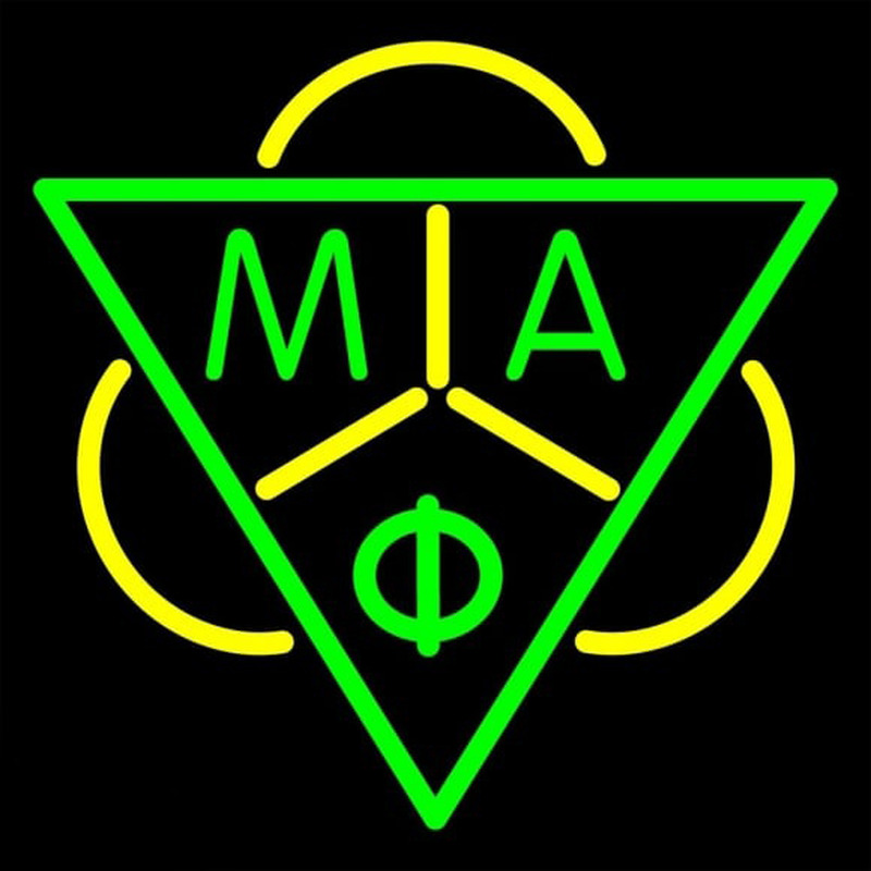 Mu Alpha Phi Logo Neonreclame