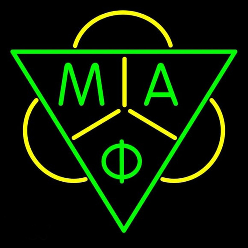 Mu Alpha Phi Logo Neonreclame