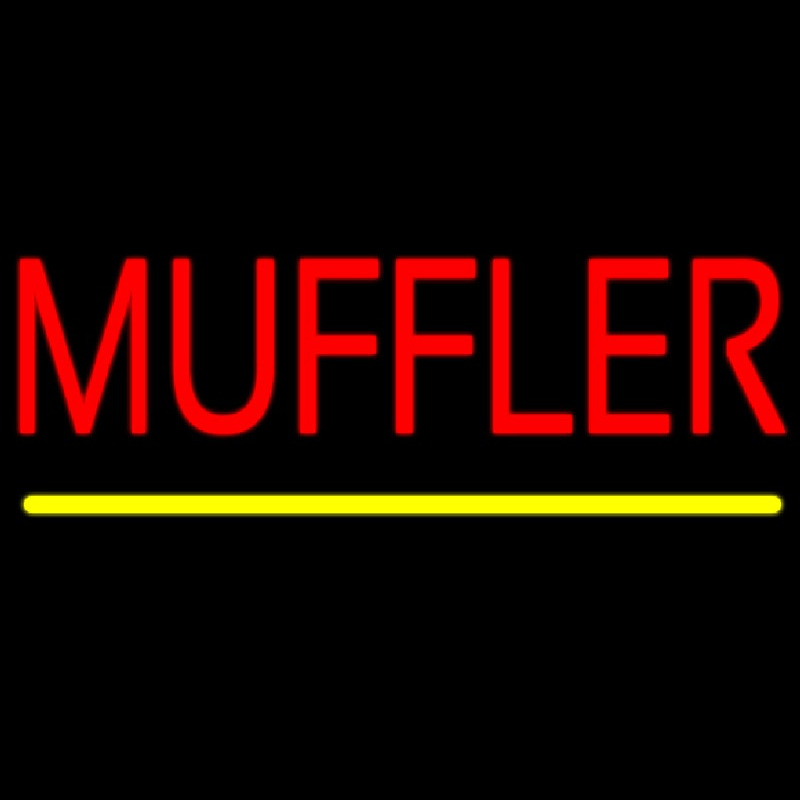 Muffler Block Neonreclame