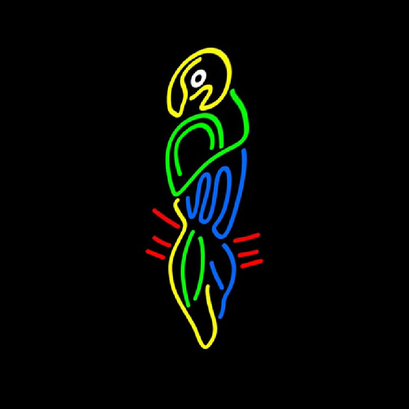 Multi Color Parrot Neonreclame