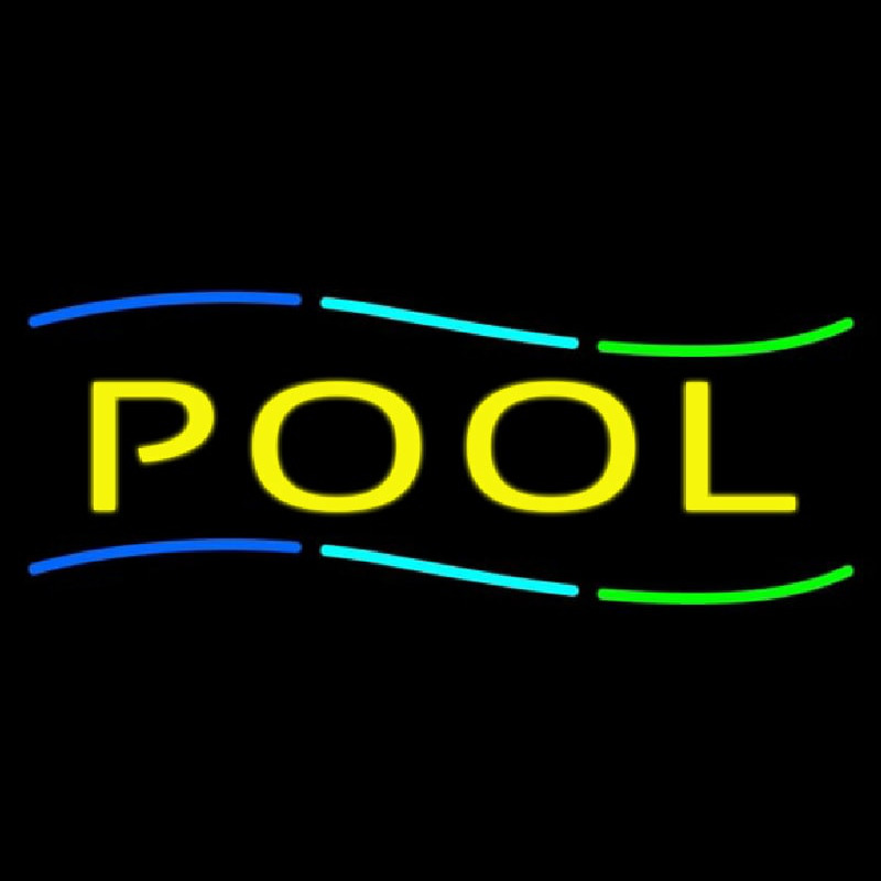 Multicolored Pool Neonreclame