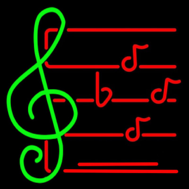 Music Note Neonreclame