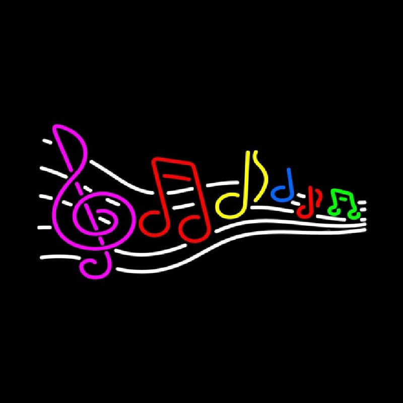 Music Notes 1 Neonreclame