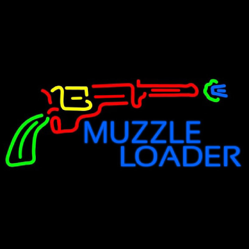 Muzzle Loader Neonreclame