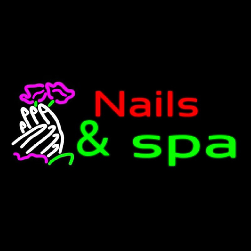 Nails And Spa Neonreclame