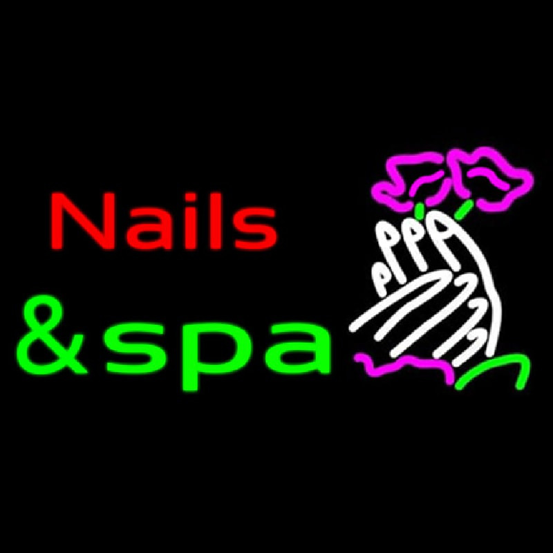 Nails And Spa Neonreclame