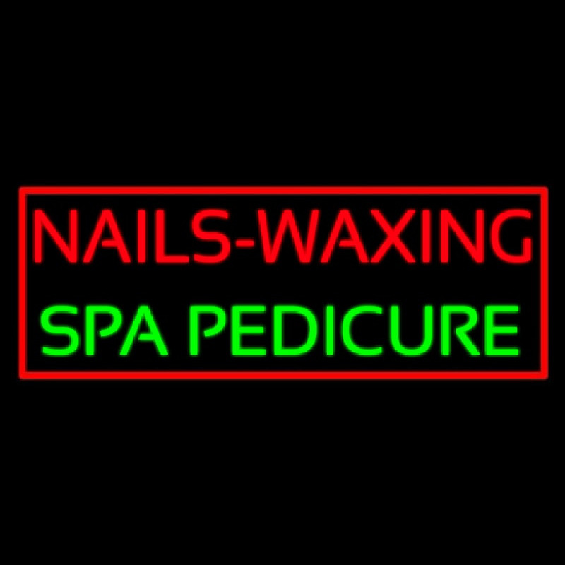 Nails Wa ing Spa Pedicure Neonreclame