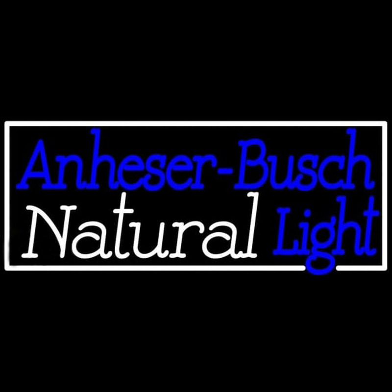 Natural Light Anheuser Busch Beer Sign Neonreclame