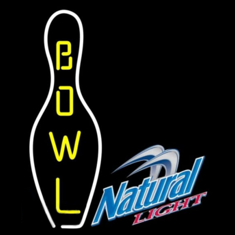 Natural Light Bowling Beer Sign Neonreclame