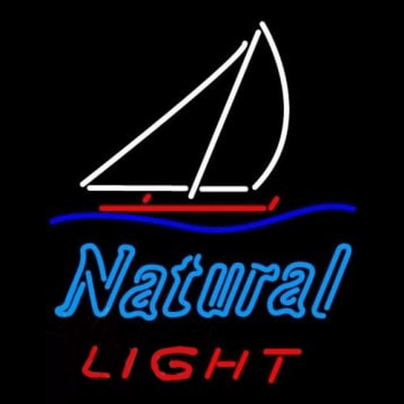 Natural Light Sailboat Neonreclame
