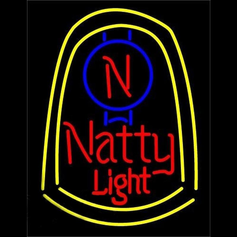 Natural Natty Light Beer Sign Neonreclame