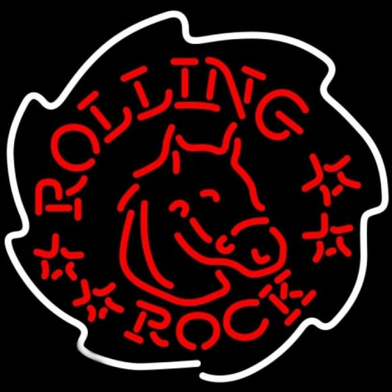 Neon Rolling Rock Beer Sign Neonreclame