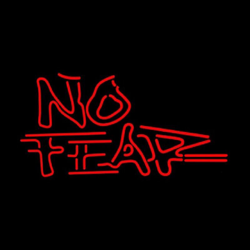 No Fear Logo Neonreclame