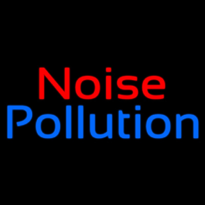Noise Pollution Neonreclame