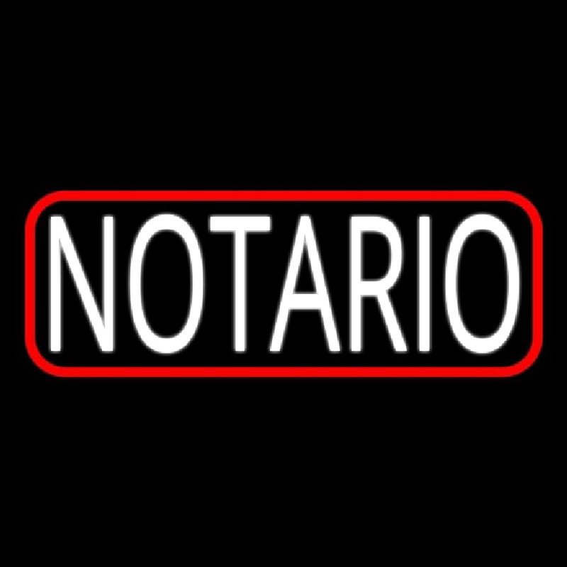 Notario Neonreclame