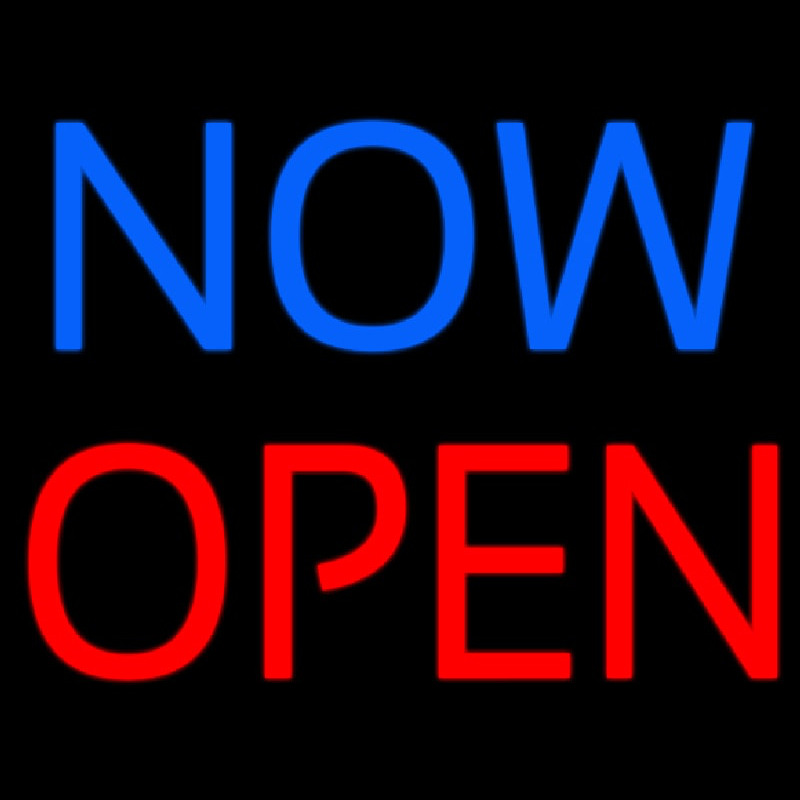 Now Open Neonreclame