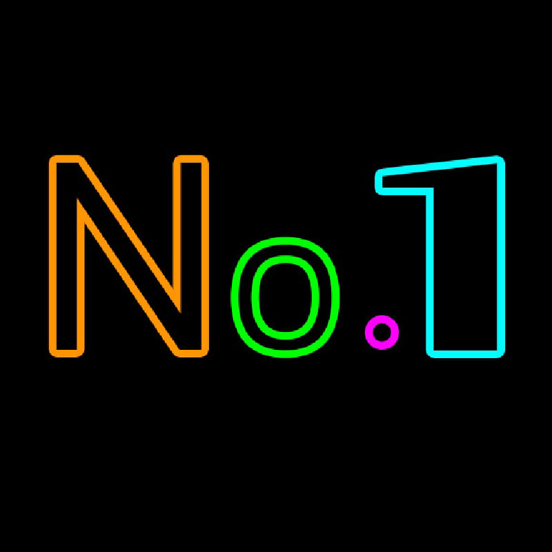 Number One Neonreclame