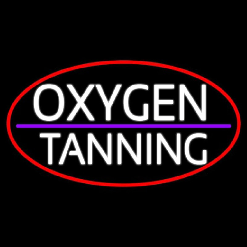 O ygen Tanning Neonreclame